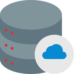 Cloud Database  Icon