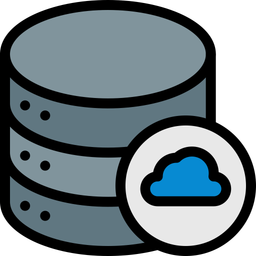 Cloud Database  Icon