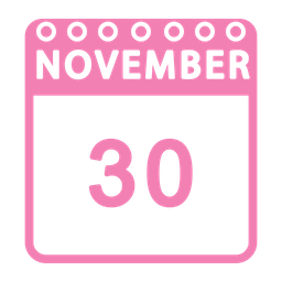 November Calendar  Icon