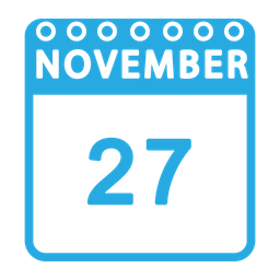 November Calendar  Icon