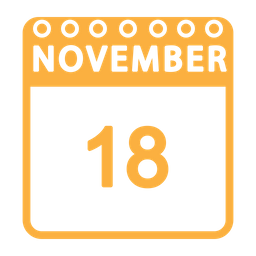 November Calendar  Icon