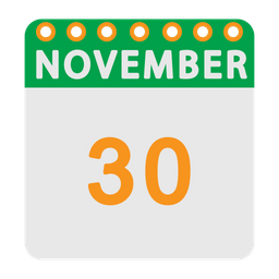 November Calendar  Icon