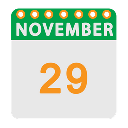 November Calendar  Icon