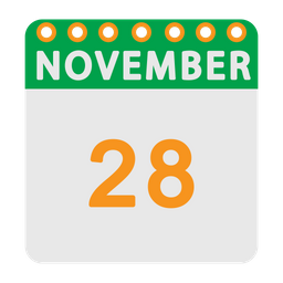 November Calendar  Icon