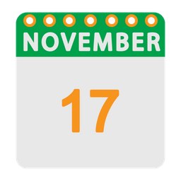 November Calendar  Icon