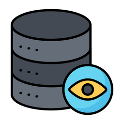 Data Tracking Server Data Research Icon