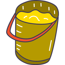 Bucket Of Water  Icon