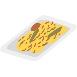 Food In Plate  Icon