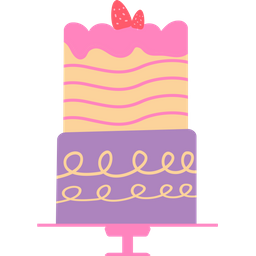 Plated Cake  Icon