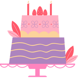 Plated Cake  Icon