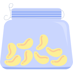 Cashews In Large Jar  Icon