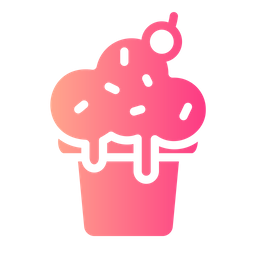 Birthday Cupcake  Icon