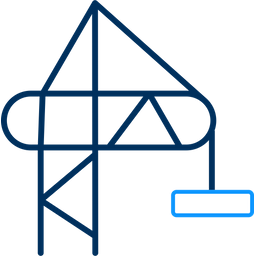 Guindaste de construção  Ícone