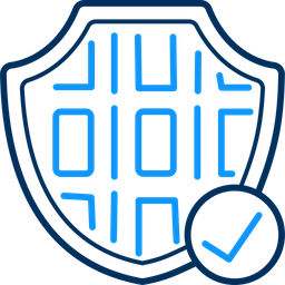 Binary shield  Icon