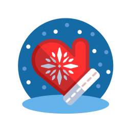 Christmas glove  Icon