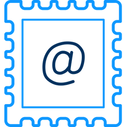 Sello de correo  Icono