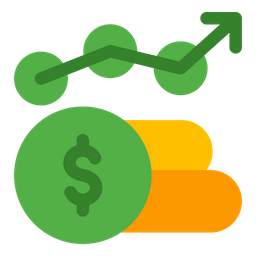 Currency Growth  Icon