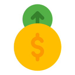 Currency Growth  Icon