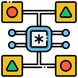 Clustering  Icon