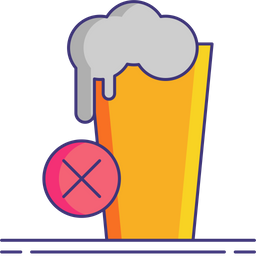 Alcohol Free  Icon