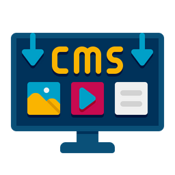 Content Management System  Icon