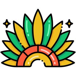 Aztec Feathered Headdress  Icon