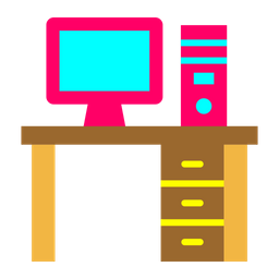 Computer Table  Icon