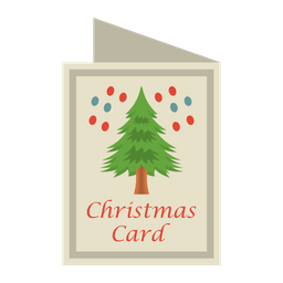 Christmas Card  Icon