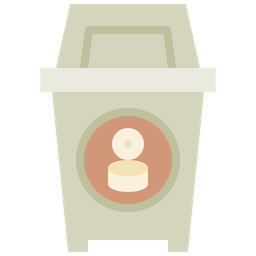 Metal Bin  Icon