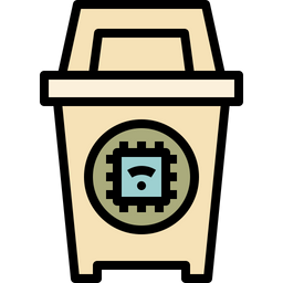 Electronic Bin  Icon