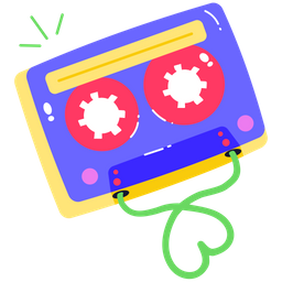 Audio Cassette  Icon