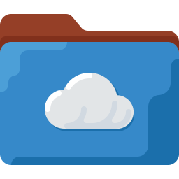 Cloud folder  Icon