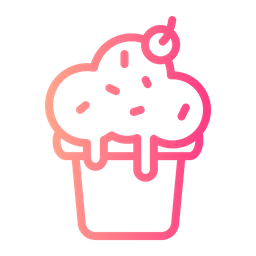 Birthday Cupcake  Icon