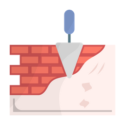 Parede de cimento  Ícone