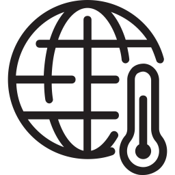 Globale Erwärmung  Symbol