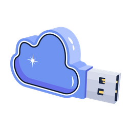 Cloud USB  Icon