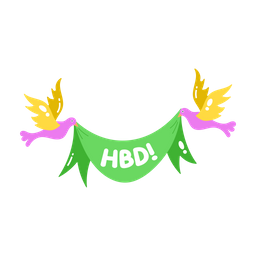 Birthday Banner  Icon