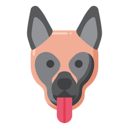 Belgian Malinois dog  Icon