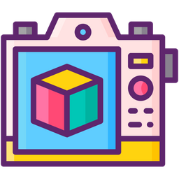 3 D Photo  Icon