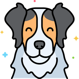 Border Collie dog  Icon