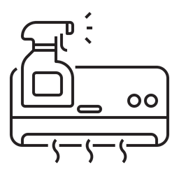 Limpeza de ar condicionado  Ícone