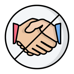 Avoid Hand Shake  Icon