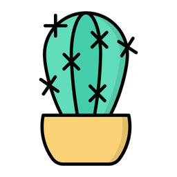 Planta de cactus  Icono