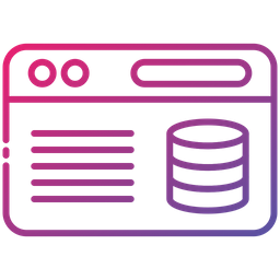 Database Website  Icon