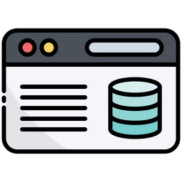 Database Website  Icon