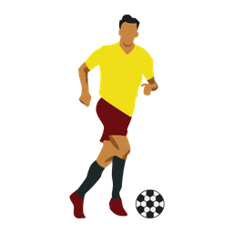 Soccer Player Pose  Icon