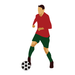 Soccer Player Pose  Icon