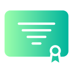 Certificate  Icon