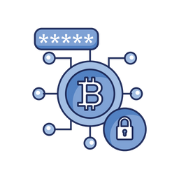 Bitcoin Encryption  Icon