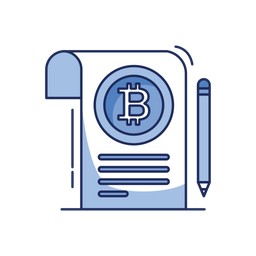 Bitcoin Contract  Icon